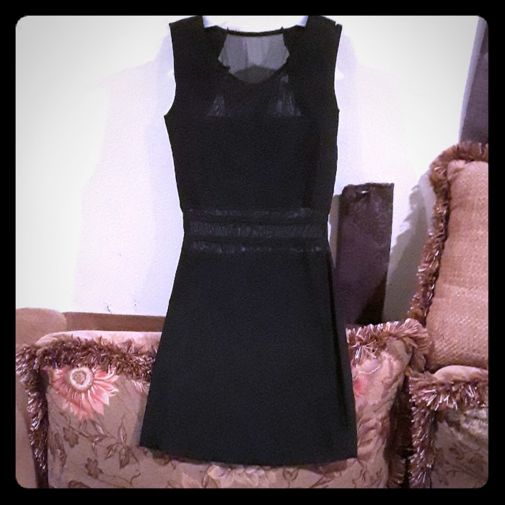 Mini black dress